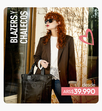 Blazer y chalecos mujer