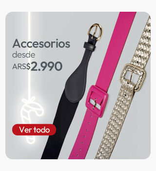 Accesorios desde $2.990
