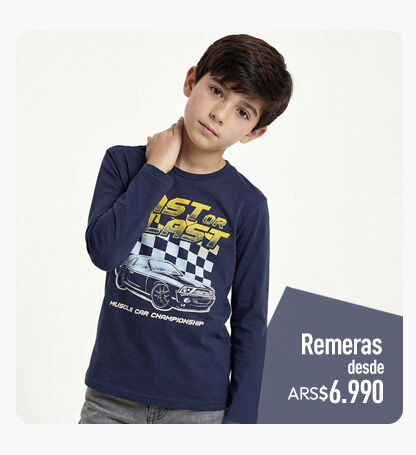 Remeras infantiles