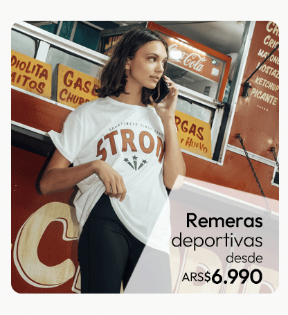 Remeras deportivas mujer