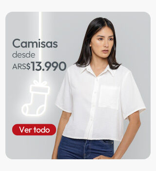 Camisas mujer desde $13.990 pesos argentinos