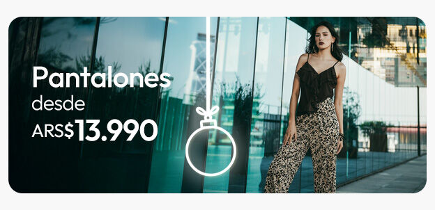 Pantalones mujer desde $13.990