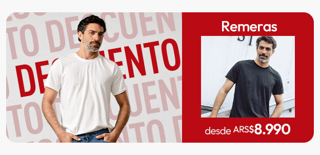 Remeras hombre
