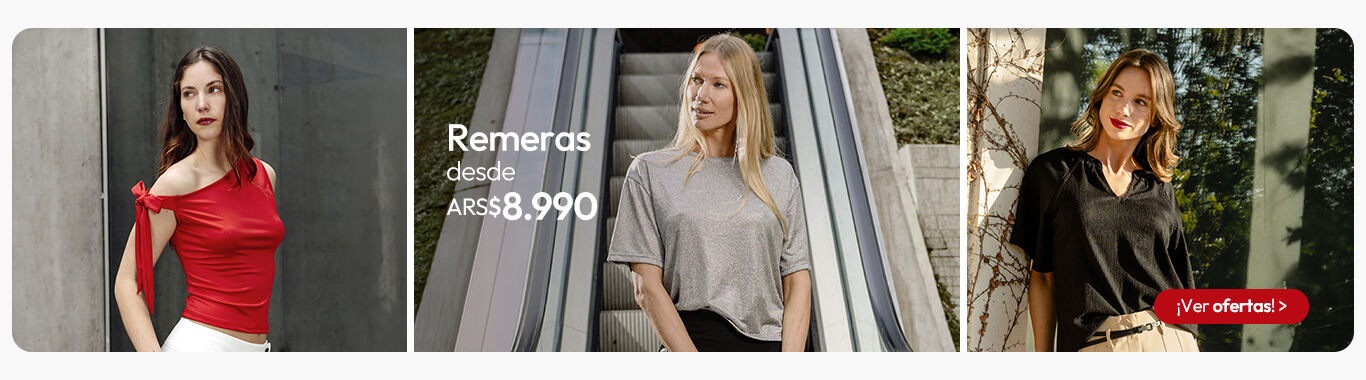 Remeras mujer