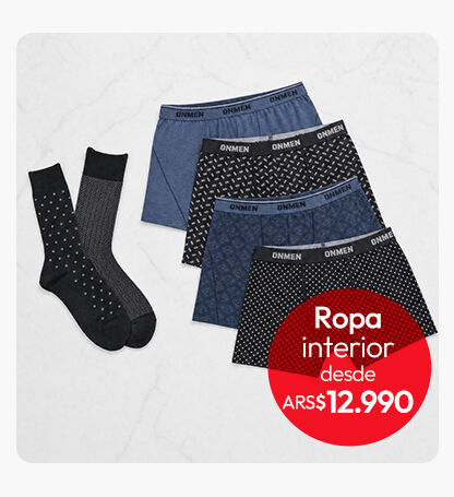 Ropa interior hombre
