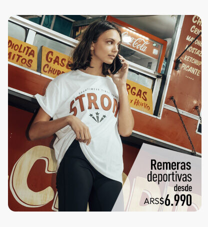 Remeras deportivas mujer