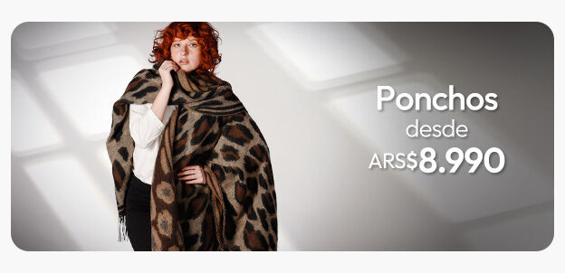 Ponchos mujer