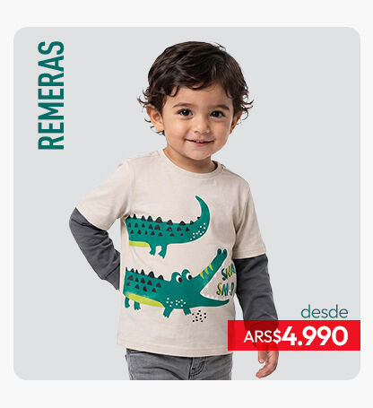 Remeras infantiles