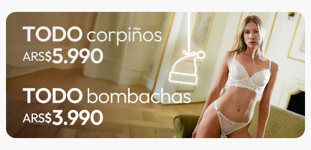 Ropa interior mujer desde $3.990