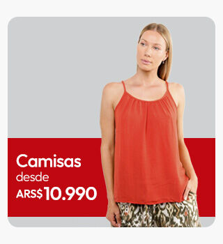 Camisas mujer desde $10.990 pesos argentinos