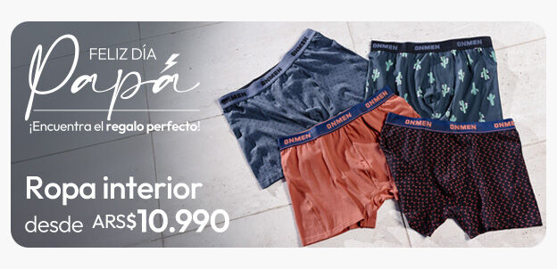 Ropa interior hombre