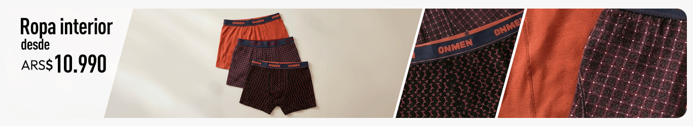 Ropa interior hombre