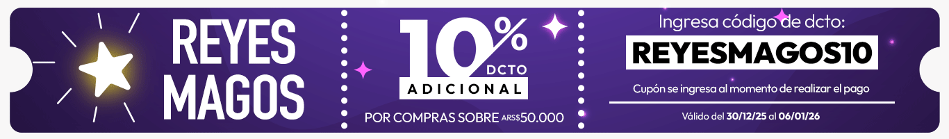 CUP&Oacute;N 10% ADICIONAL REYES MAGOS