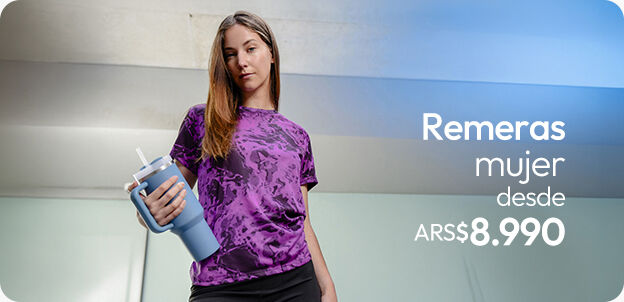 Remeras deportivas mujer