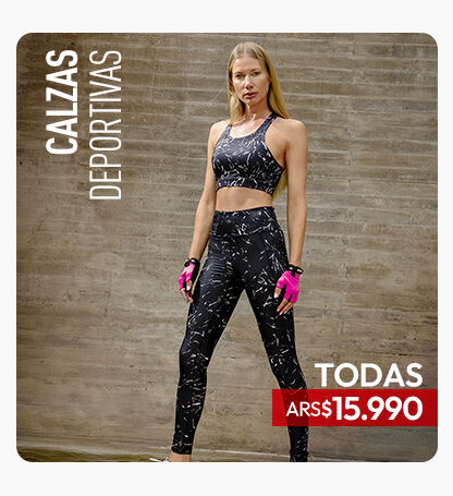 Calzas deportivas mujer