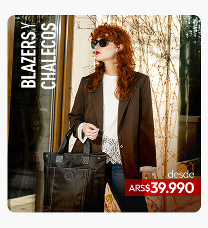 Blazer y chalecos mujer