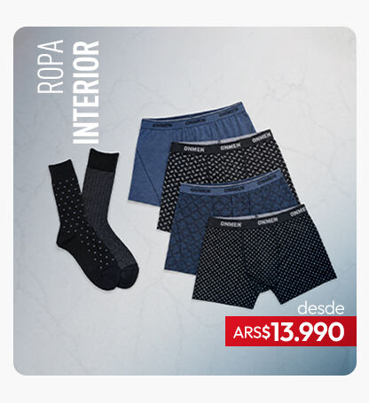 Ropa interior hombre