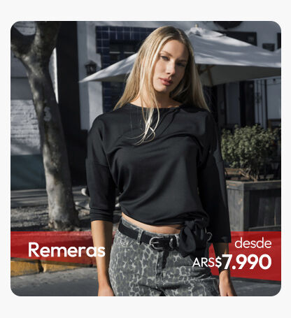 Remeras mujer