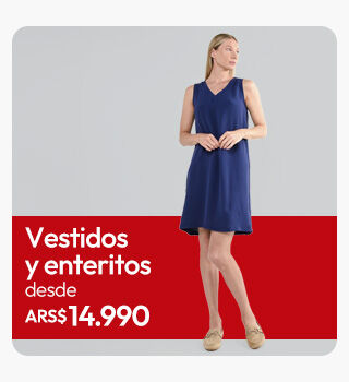 Vestidos y enteritos mujer desde $14.990