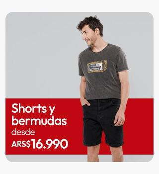Shorts y bermudas desde $16.990