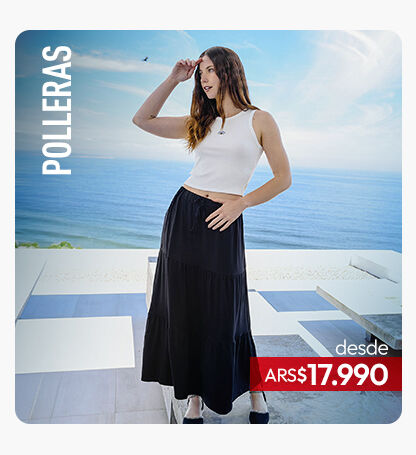 Polleras mujer