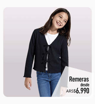 Remeras infantiles