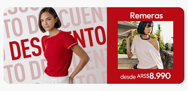 Remeras mujer