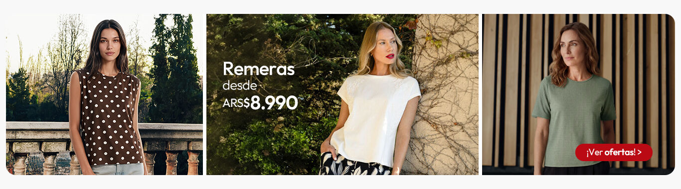 Remeras mujer