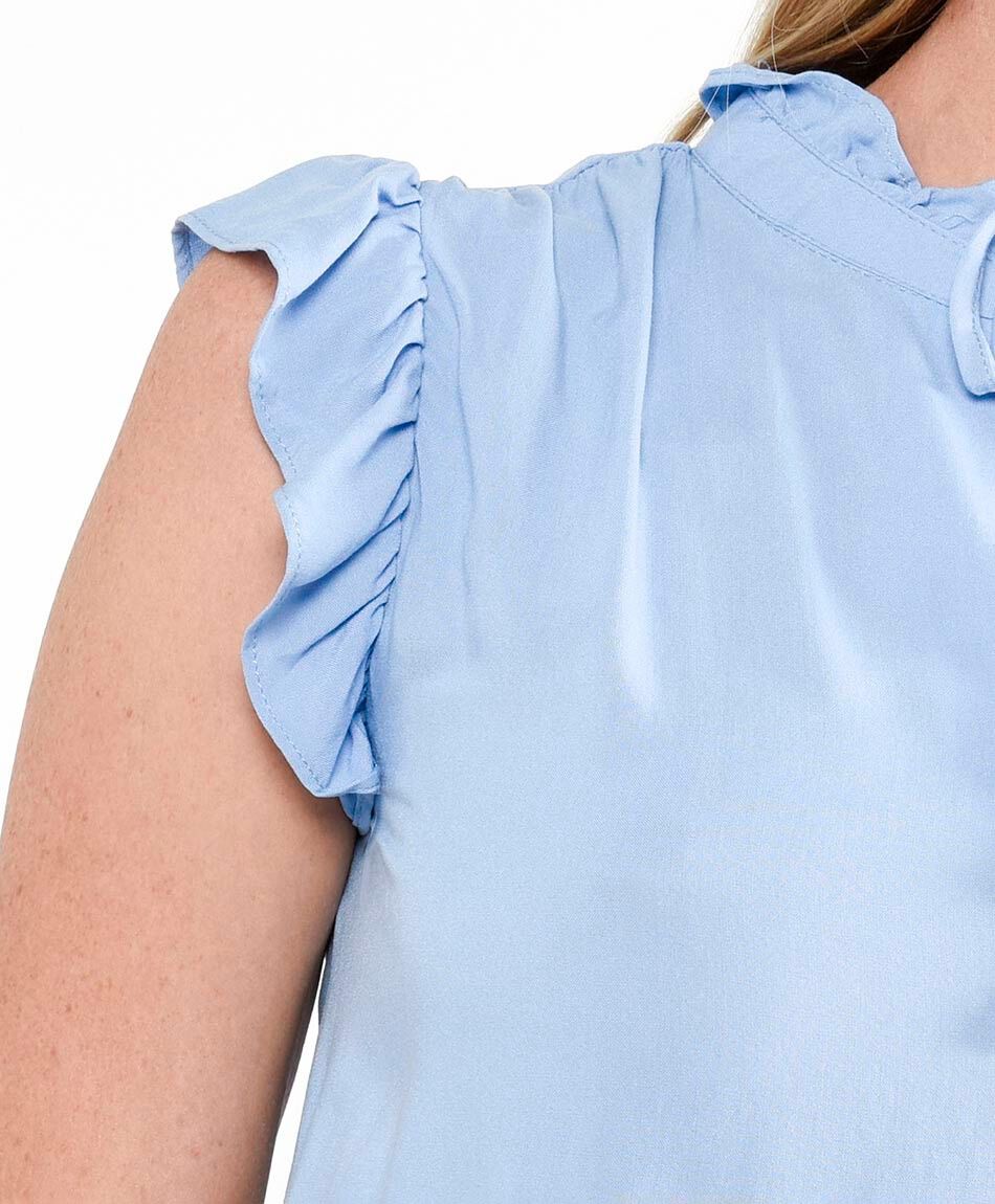 Camisa mujer cuello tirantes