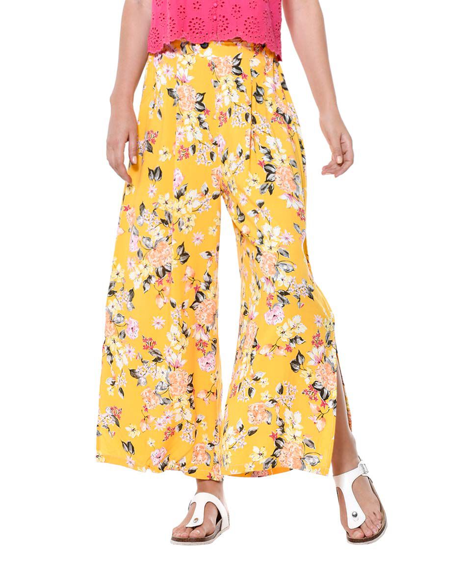 Pantalon palazzo estampado