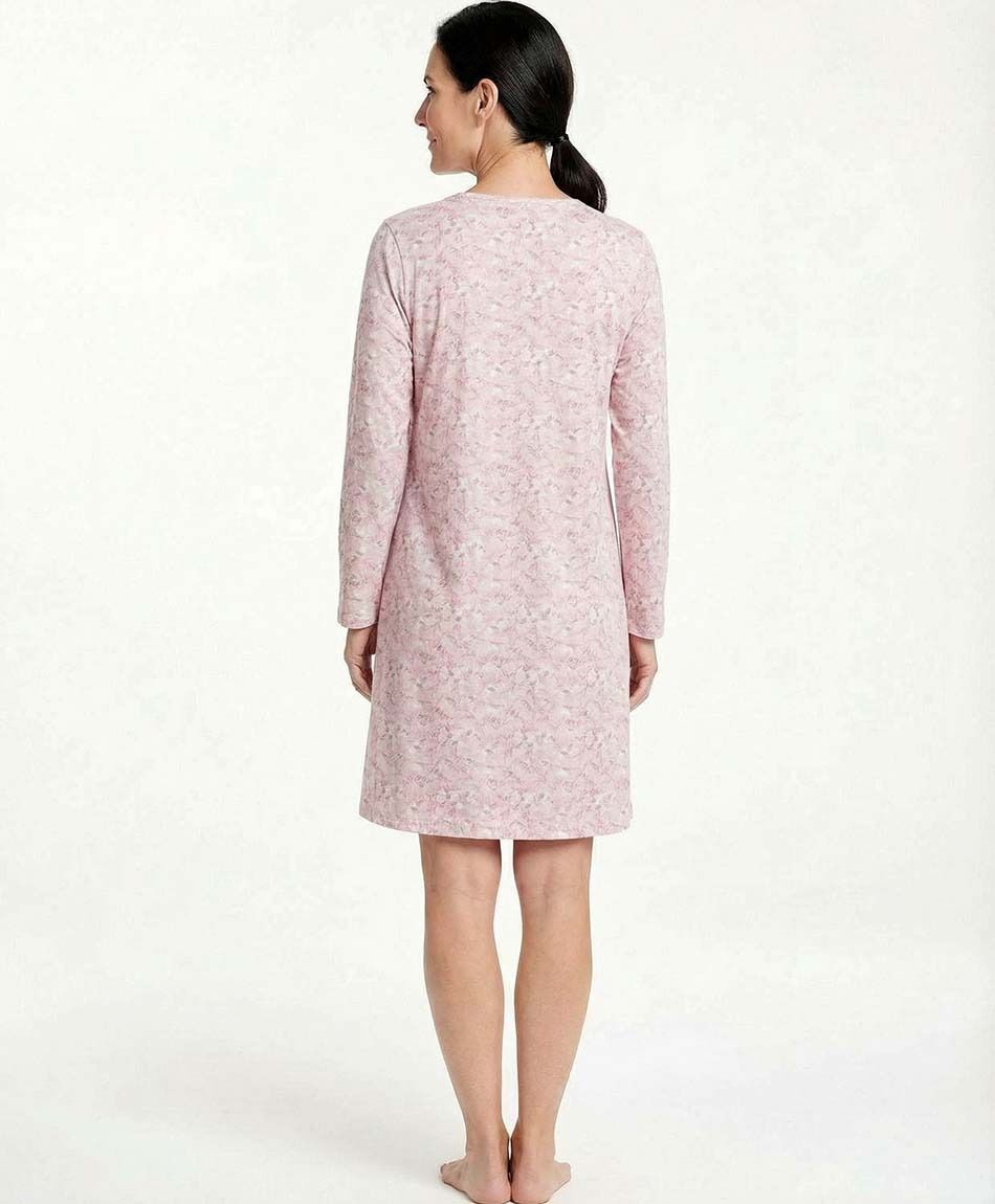 Camisa de dormir mujer floreada pink
