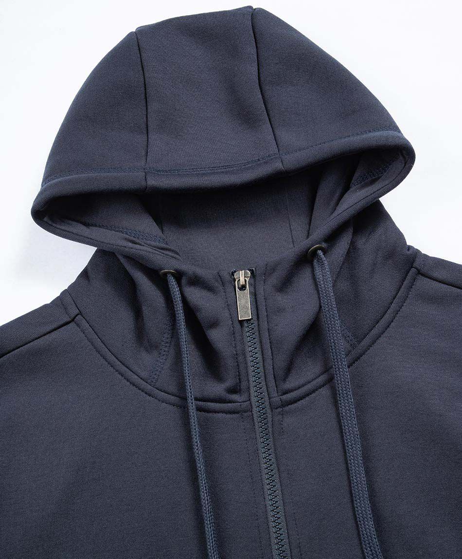 Poler&oacute;n escolar liso azul oscuro