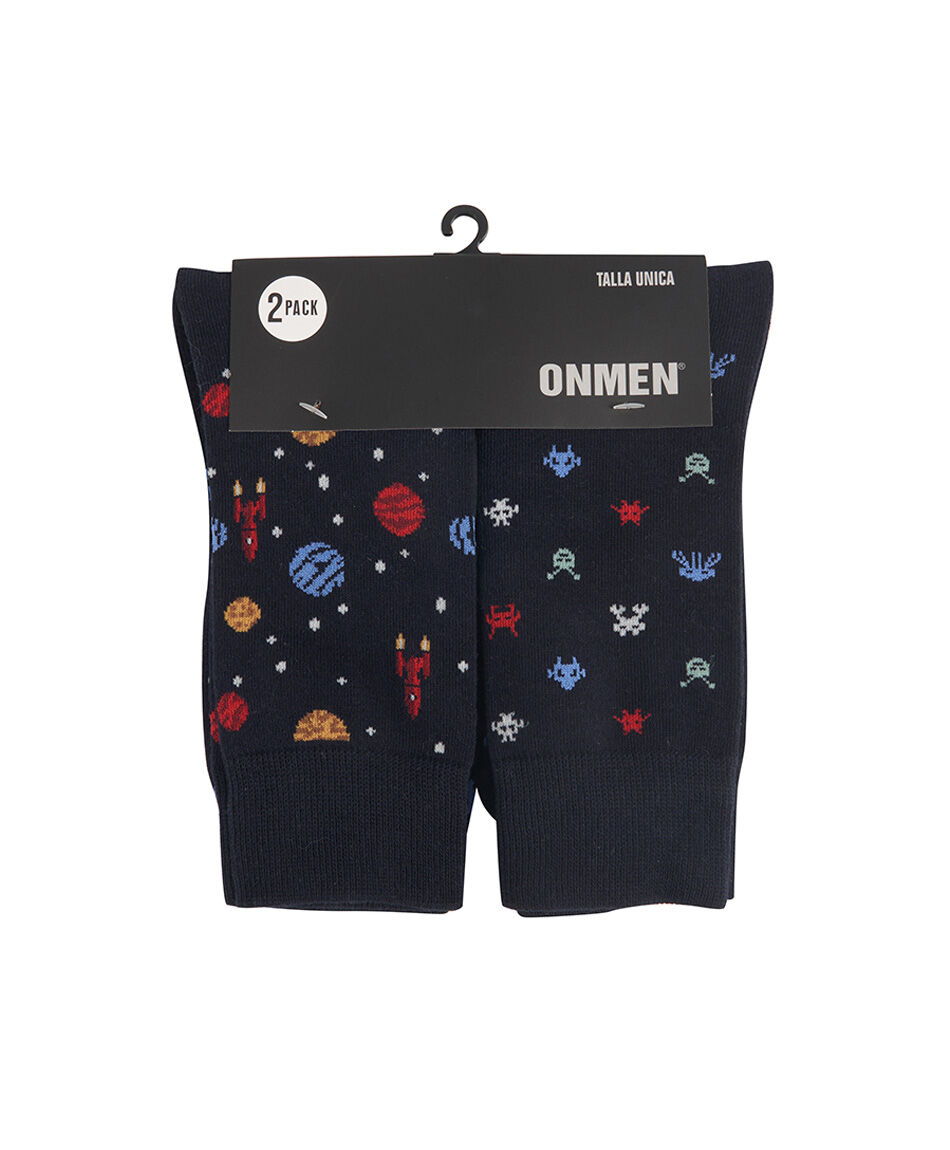 Pack 2 medias hombre ovni