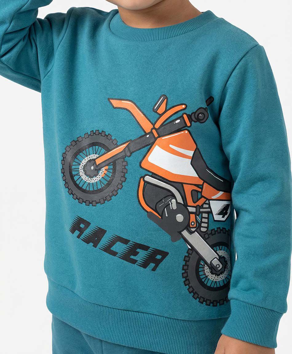 Set buzo beb&eacute; moto