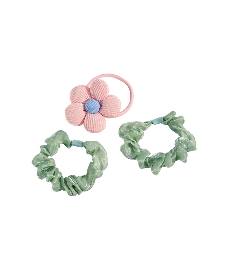 Set 3 colet infantil flor