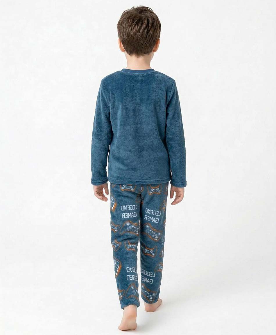 Pijama ni&ntilde;o estampado legend gamer