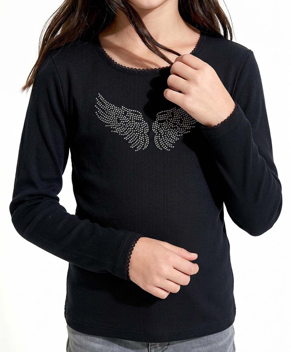 Remera ni&ntilde;a dise&ntilde;o alas