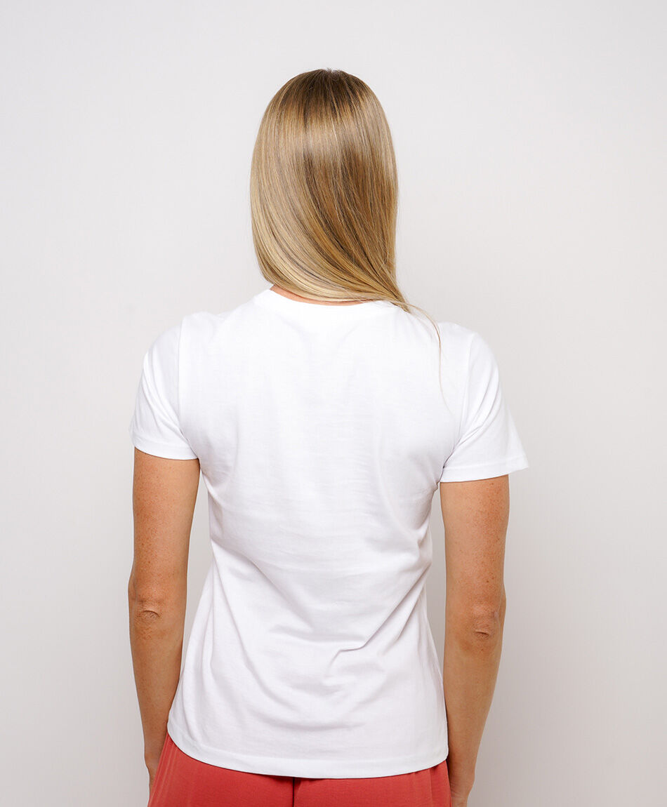 Remera mujer pink art