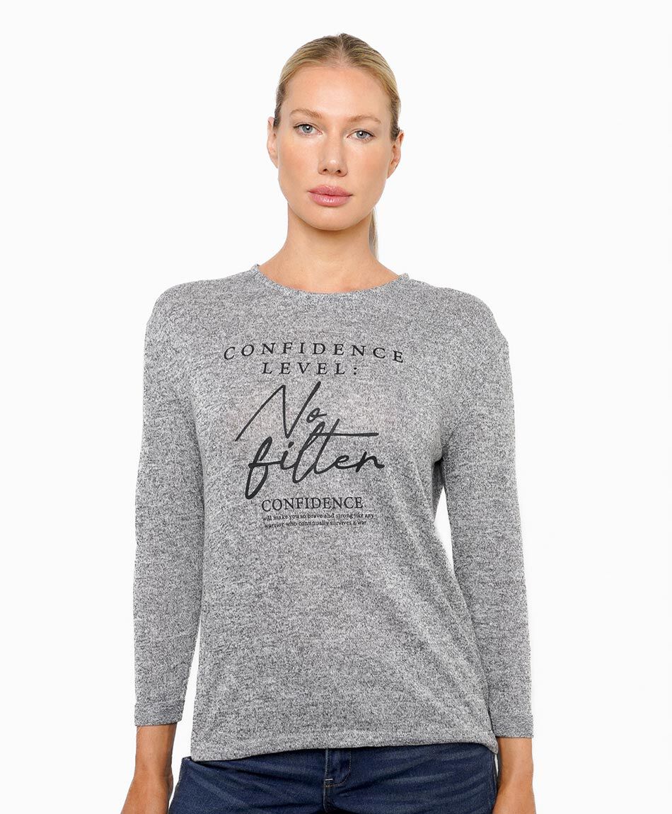 Remera mujer estampado no filter