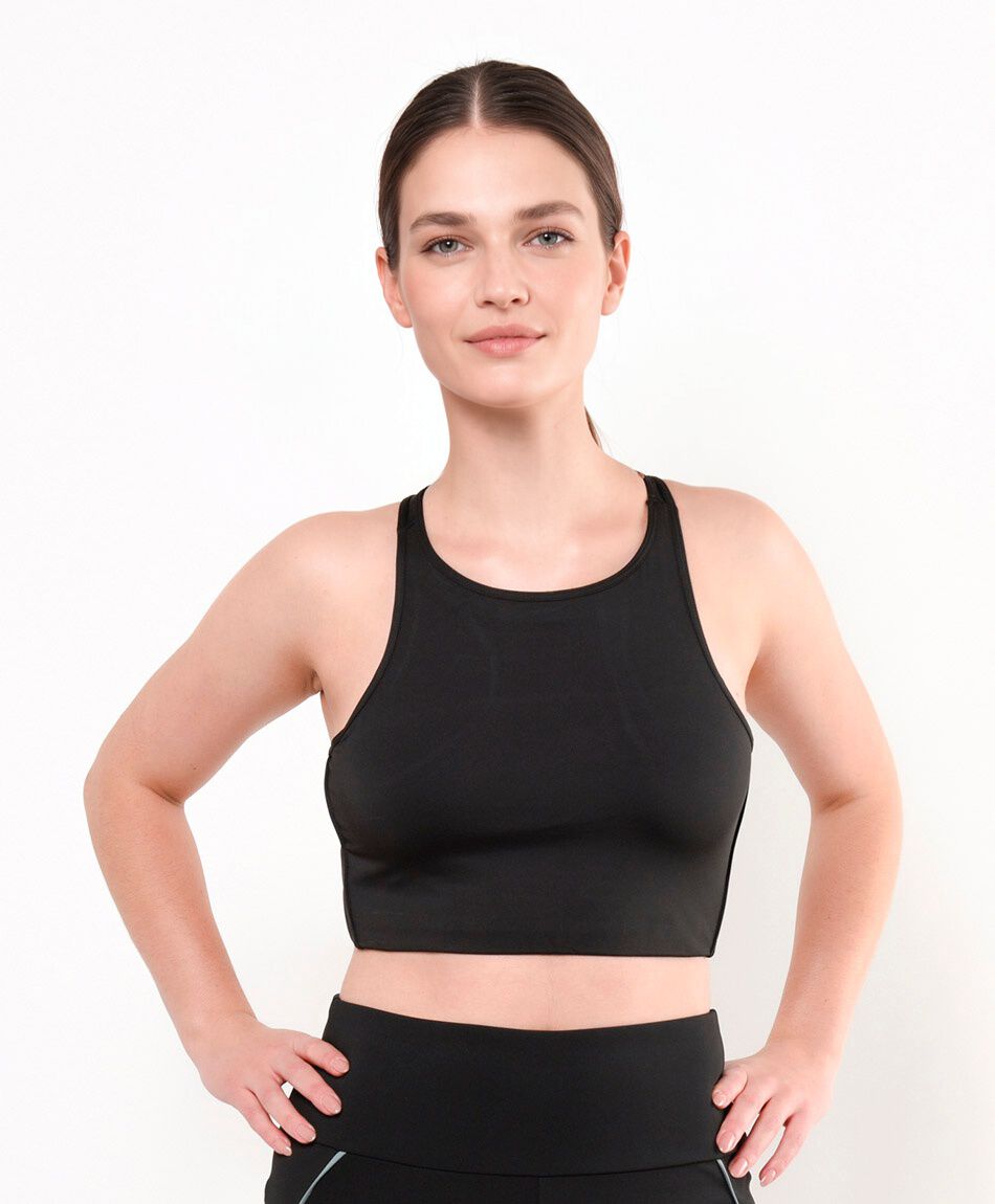 Top deportivo mujer mesh