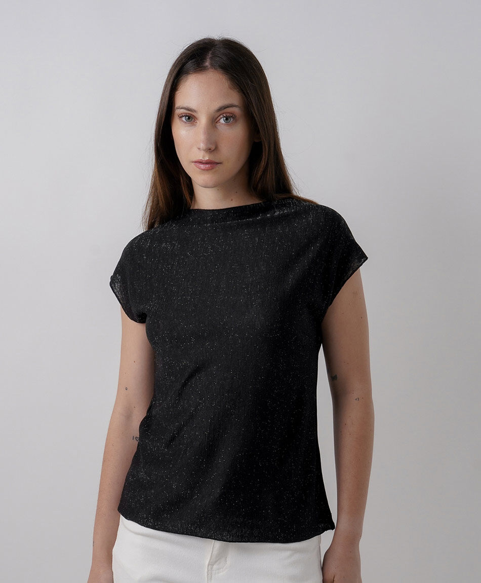 Remera mujer brillante
