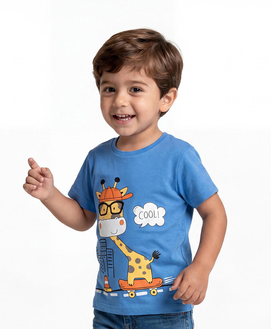 Remera beb&eacute; jirafa