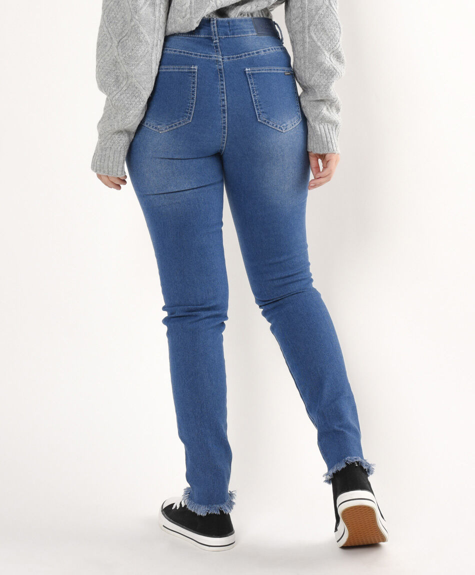 Jeans mujer detalle basta skinny fit