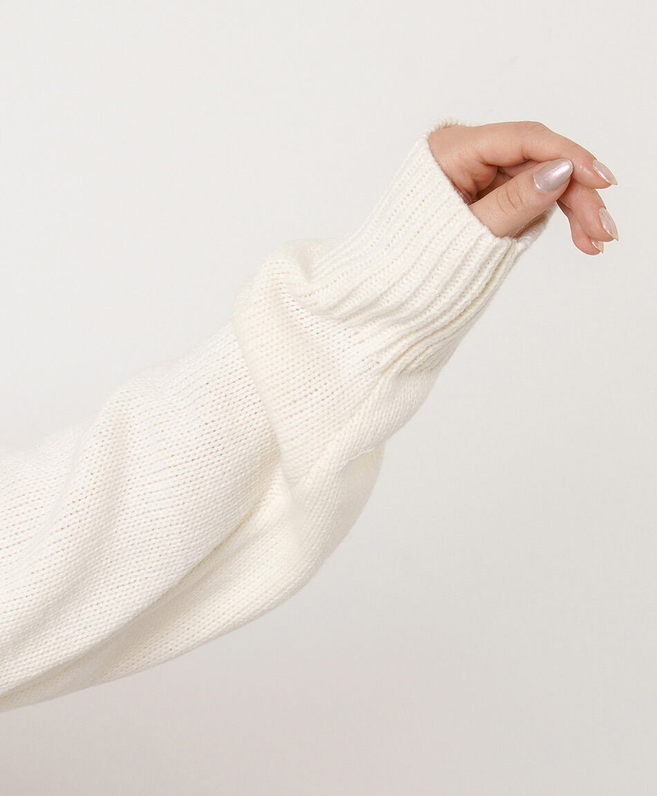 Sweater mujer jacquard bordado rabbit