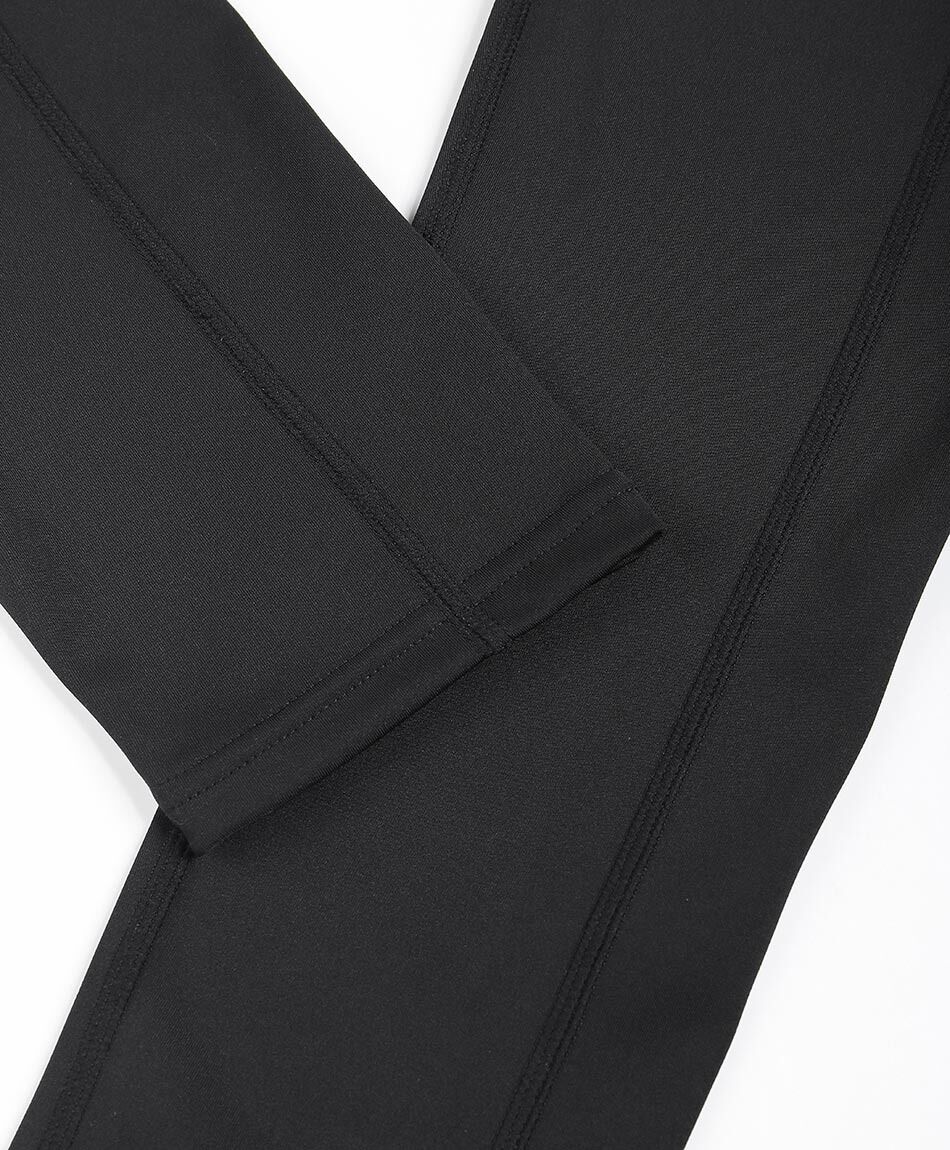 Calza deportiva mujer negra tiro alto