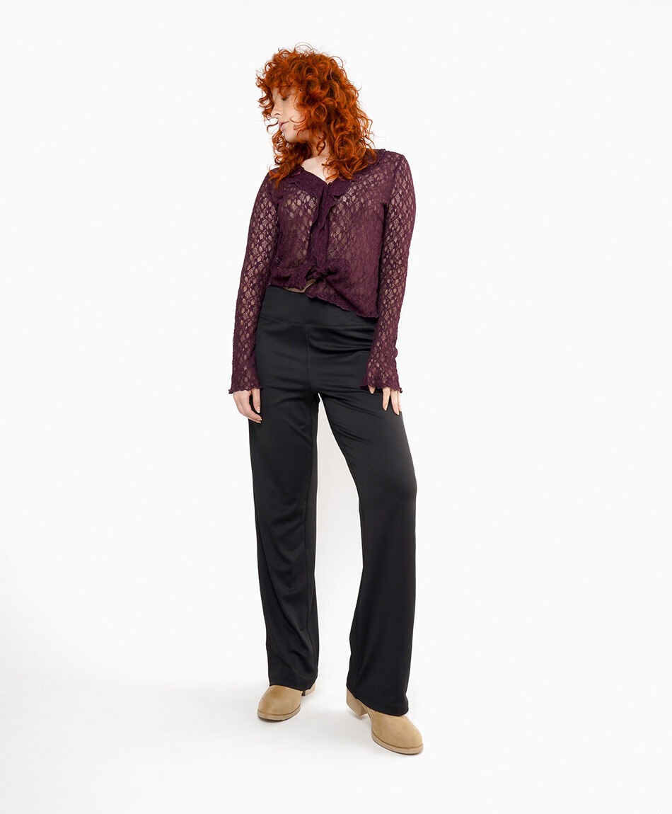 Pantal&oacute;n mujer pretina ancha