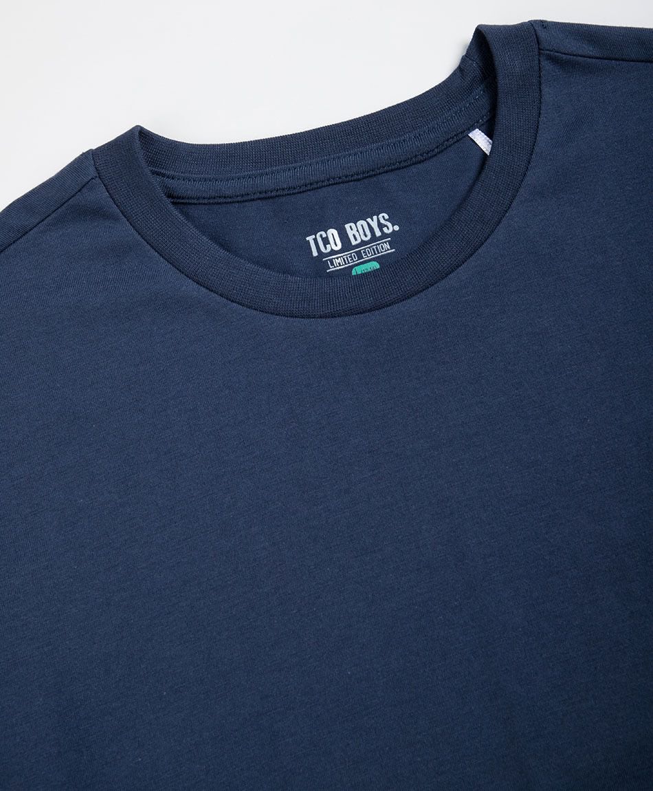 Remera ni&ntilde;o b&aacute;sica manga larga