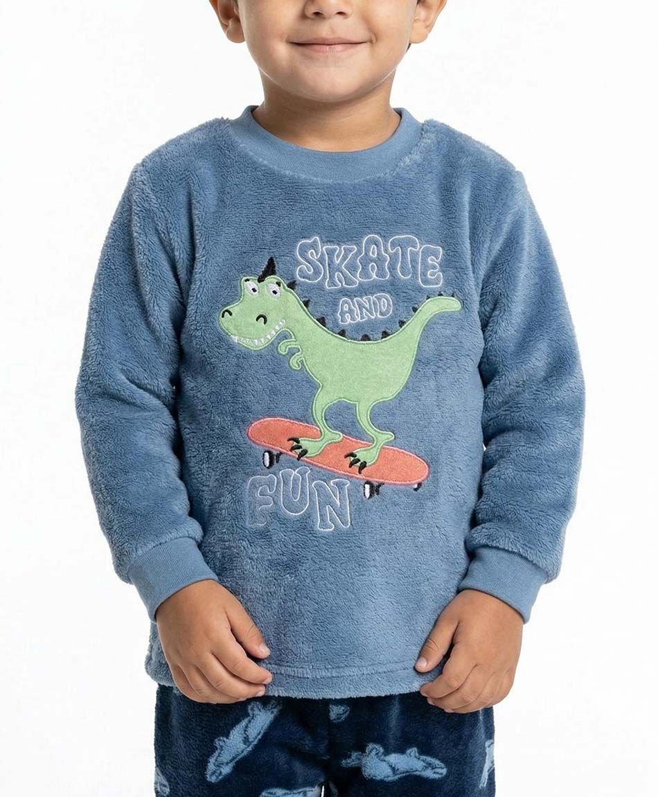 Pijama beb&eacute; dinosaurio patitas