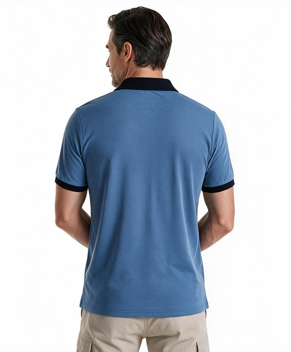 Remera hombre polo puntos