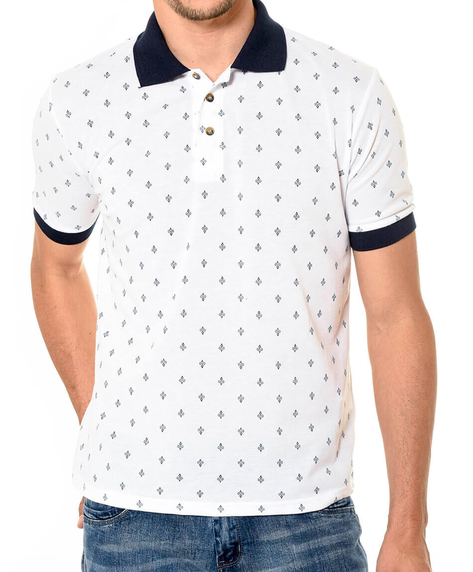 Polera pique print